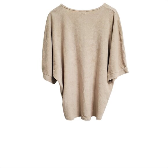 The Simple Folk Womens Oversized Terry Top Size 14 Ecru Organic Cotton - Picture 6 of 12